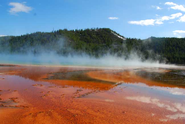 Grand Prismatic Spring in Yellowstone National Park. Photo by Jennifer Baines