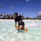 Kitesurfing the Cocos Keeling Islands. Photo Nina Burakowski