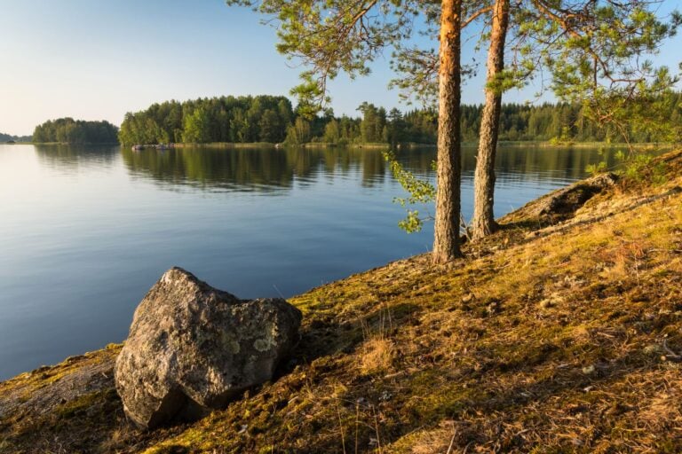 Lake Saimaa in Finland is a perfect getaway for nature lovers. Image by Bluediscovery from Getty Images via Canva