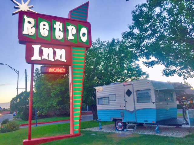 The Retro Inn in nearby Cortez, Colorado. Photo by Janna Graber