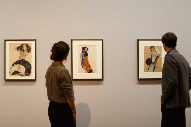 The Leopold Museum has more than 40 paintings of Egon Schiele, a protegé of Gustav Klimt’s who broke with the Art Nouveau conventions of the time to paint works that are early examples of the Expressionist style. Photo credit: WienTourismus-Peter Rigaud