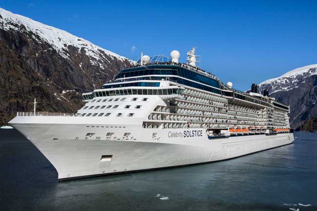 A cruise ship is the best way to see Tracy Arm Fjord in Alaska. Photo by Celebrity Cruises