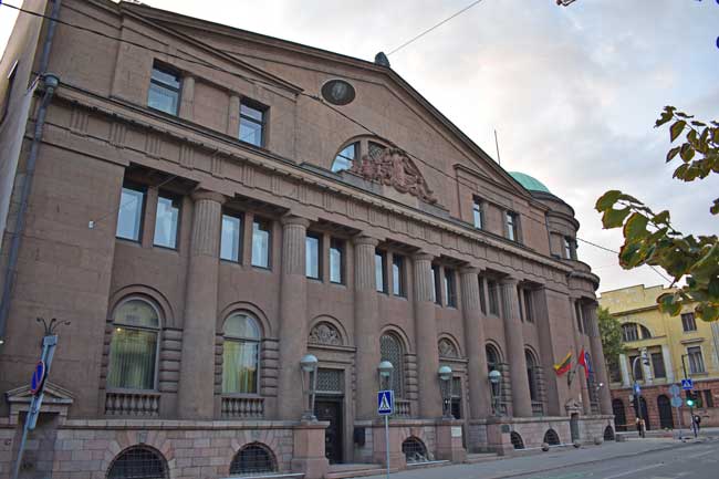 Palace of Bank of Lithuania in Kaunas.