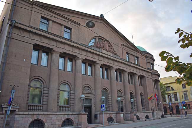 Palace of Bank of Lithuania in Kaunas. 