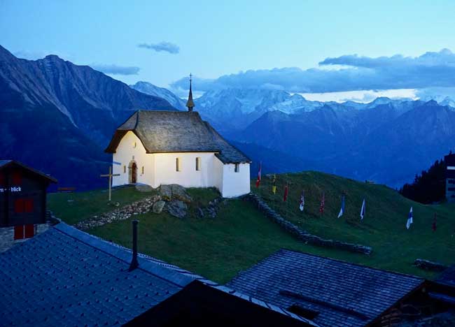 While hiking in Switzerland, we visit the car-free village of Bettmeralp.