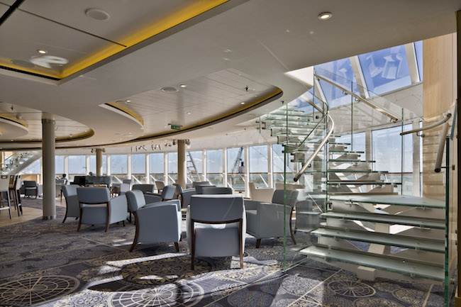 Explorers' Lounge in Viking Star. Photo courtesy of Viking Cruises