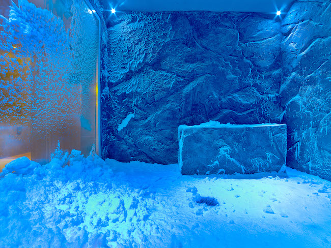 Snow grotto at the spa. Photo courtesy of Viking Cruises