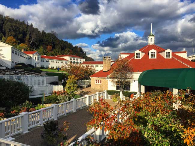 Mission Point Resort on Mackinac Island, Michigan. Photo by Rich Grant