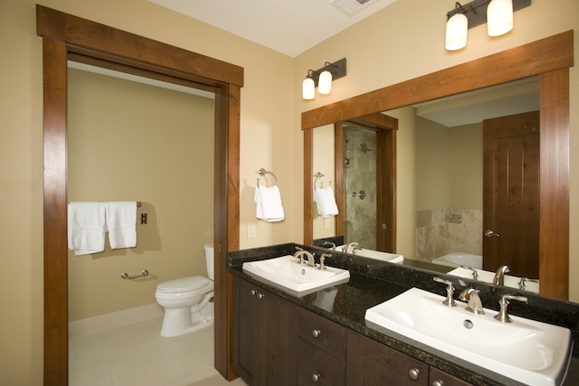 Master bathroom of two-bedroom unit. Photo courtesy of Breckenridge Ski Resort