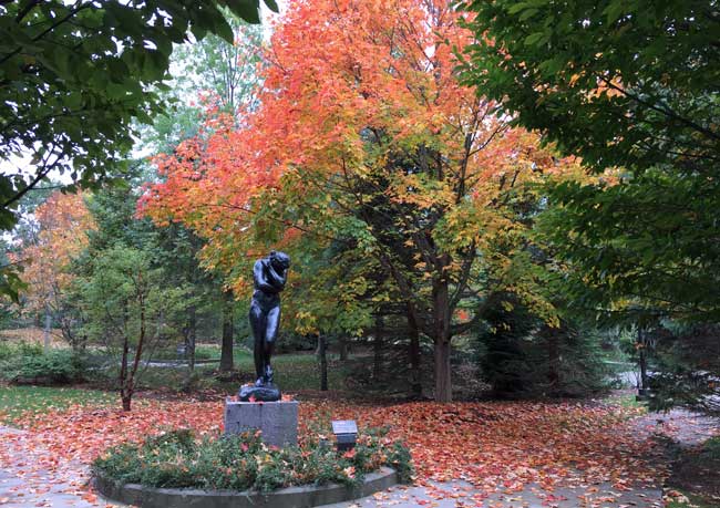 Rodin sculpture of Eve at the Frederik Meijer Gardens in Grand Rapids, MI. Photo by RIch Grant