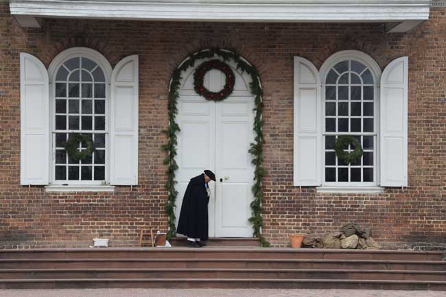 Colonial Williamsburg during the holiday. Flickr/Tony Alter