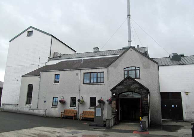 We slugged back some Scotch Whiskey at the Scapa Distillery in Orkney. Photo by Carol L. Bowman