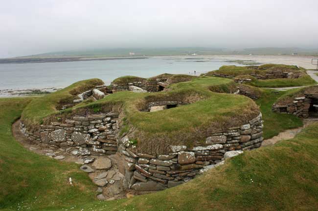 A visit to Skara Brae, an excavated underground village older than Stonehenge. Flickr/ marydoll1952