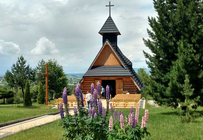 A Zakopane chapel made entirely of wood. Photo by Eric D. Goodman