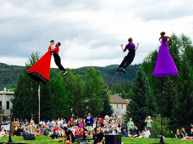 Australia's Strange Fruits perform at Breckenridge International Festival of the Arts in 2015. Photo by Claudia Carbone