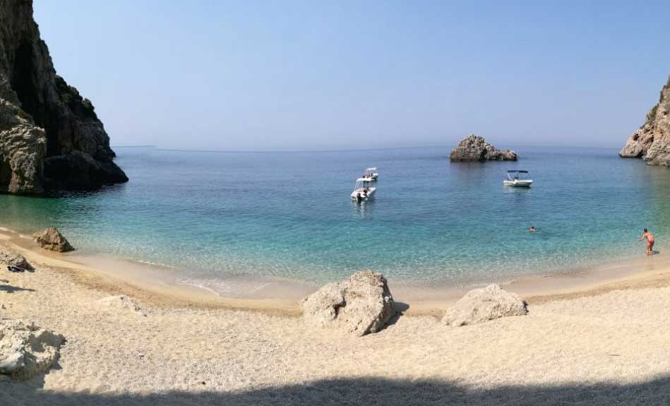 Many come to Corfu for the beaches. Photo by S. Geyerhofer