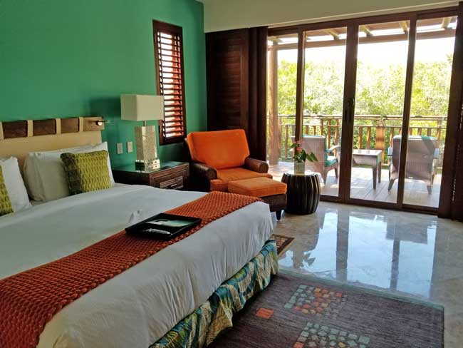 My casita at the Fairmont Mayakoba, Riviera Maya. Photo by Carrie Dow