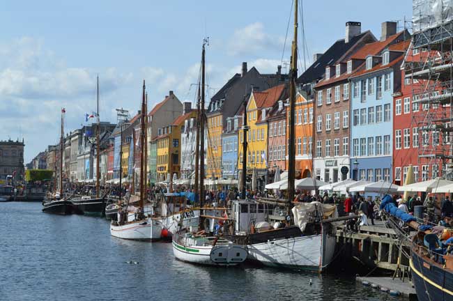 Nyhavn is a 17th-century waterfront, canal and entertainment district in Copenhagen, Denmark.