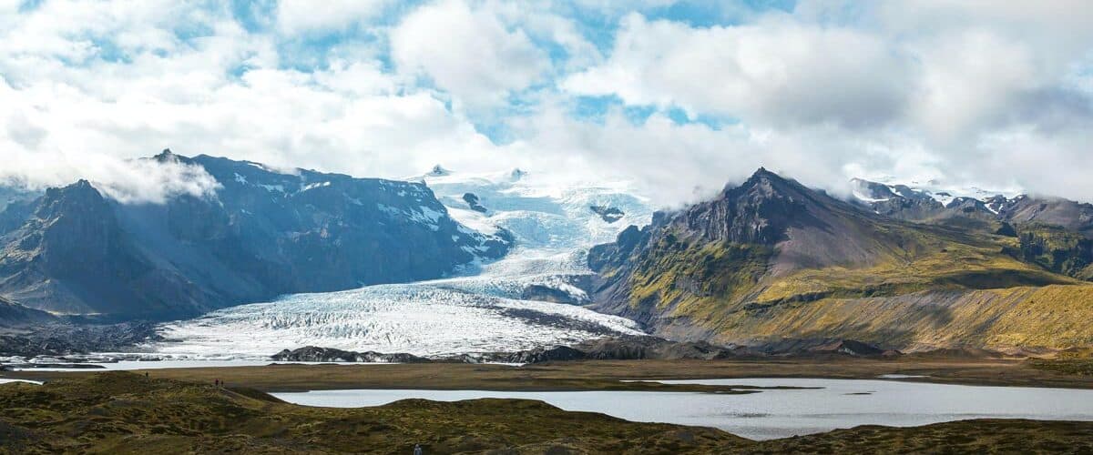 Explore glaciers in Iceland