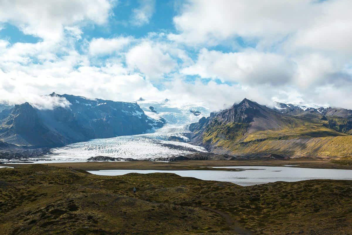 Explore glaciers in Iceland