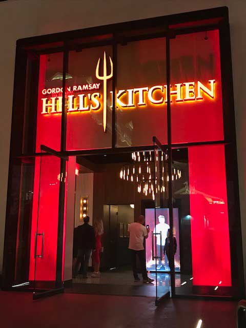 Watch the bowl game in Las Vegas at Hell's Kitchen. Photo by Michael Patrick Shiels