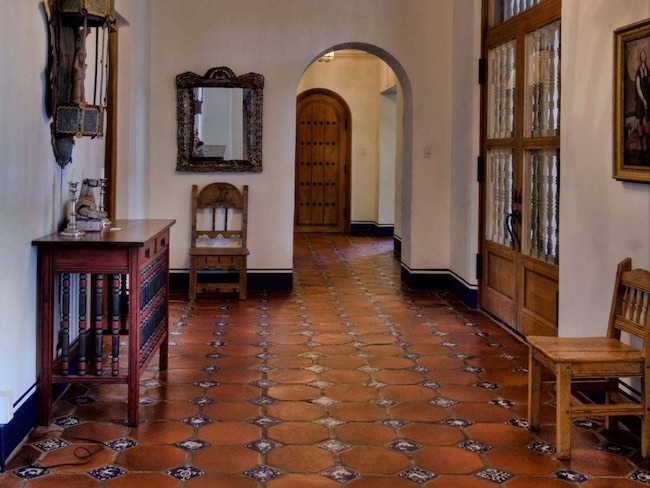 Foyer of La Quinta. Photo by Judson Rhodes courtesy of Los Poblanos