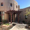 Modest entrance to The Boulders Resort & Spa. Photo by Claudia Carbone