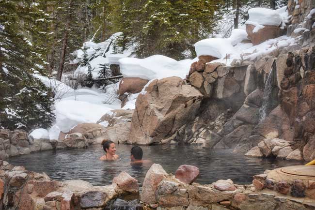 Strawberry Park Hot Springs. Photo by Steamboat Springs Chamber