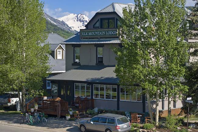 Elk Mountain Lodge B & B in the heart of Crested Butte. Photo courtesy of Elk Mountain Lodge