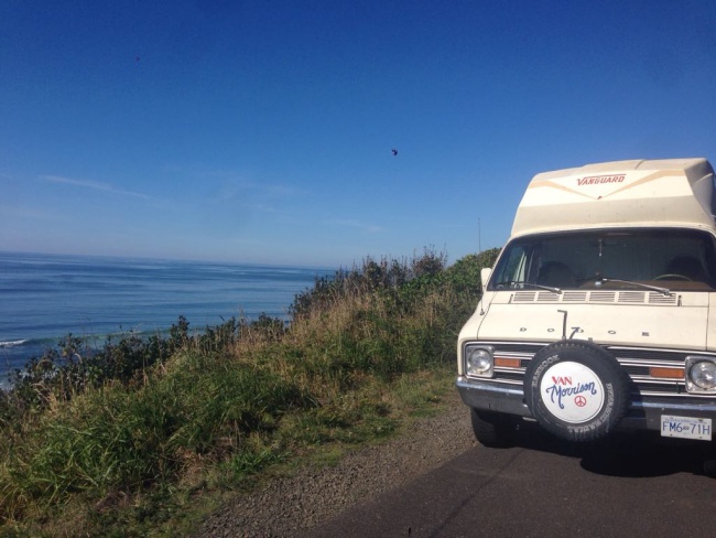 Oregon coast, Lincoln City, road trip, campervan