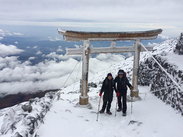 When climbing Mount Fuji, packing warm clothes and dressing in several layers is one of the most important parts of preparing for the ascent.