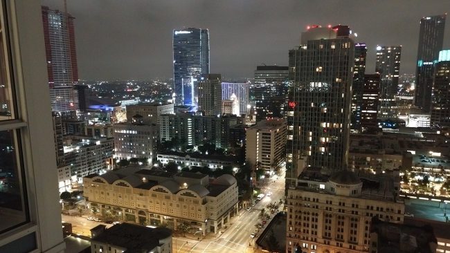 DTLA at night