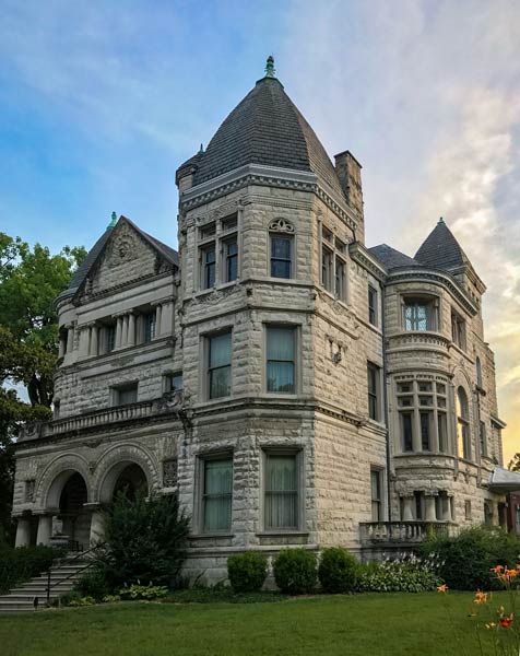 The ornate Conrad Caldwell House is one of the mansions in the Old Louisville where tours of the interior take place. Photo by Go to Louisville