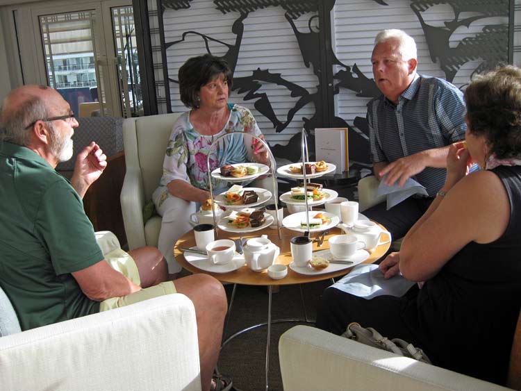 Afternoon tea on the Viking Sea is a popular option. Photo by Pat Woods