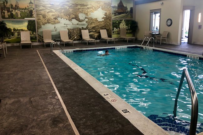 Indoor pool and hot tub. Photo by Claudia Carbone