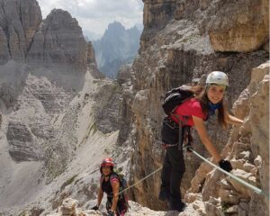 Via Ferrata in Monte Paterno.
