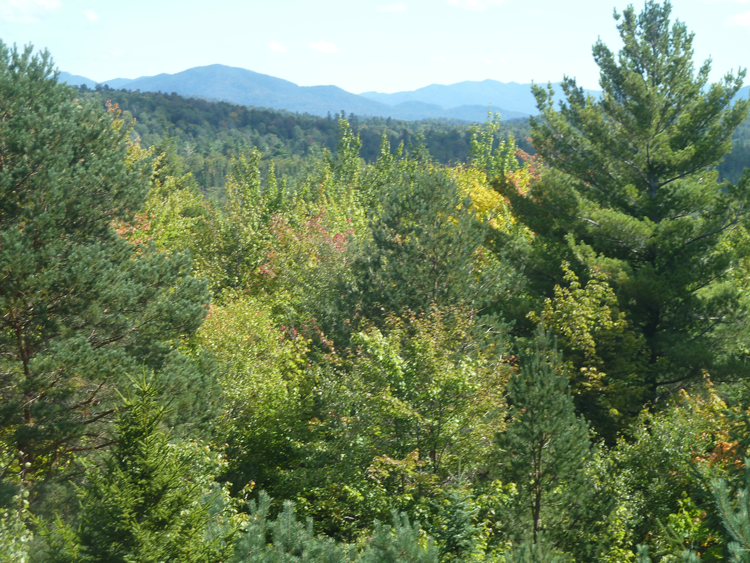 View from Adirondack Experience in Blue Mountain Lake