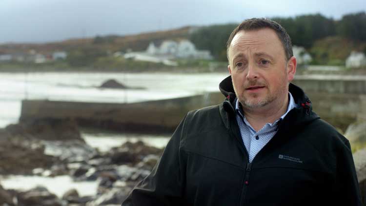 Adrian Begley of the Arranmore Town Council.