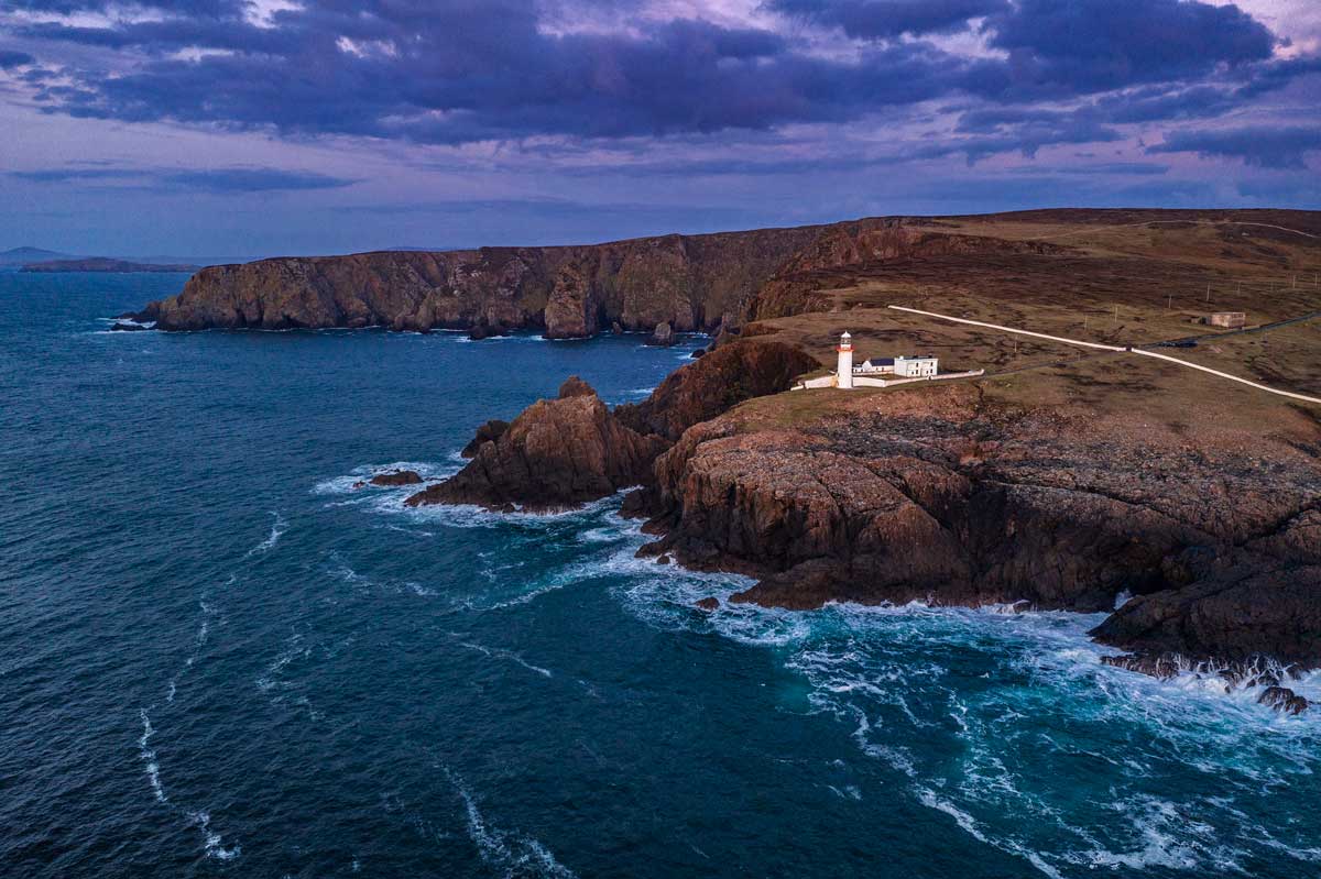 The island of Arranmore, off the coast of Ireland