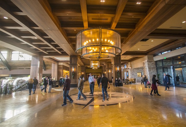 Lobby of Gaylord Rockies Resort & Convention Center. Photo courtesy of Gaylord Rockies 