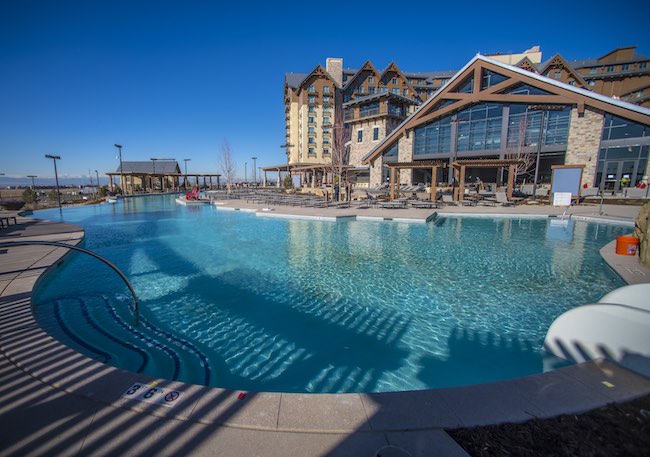 Outdoor pool at Gaylord Rockies. Photo courtesy of Gaylord Rockies