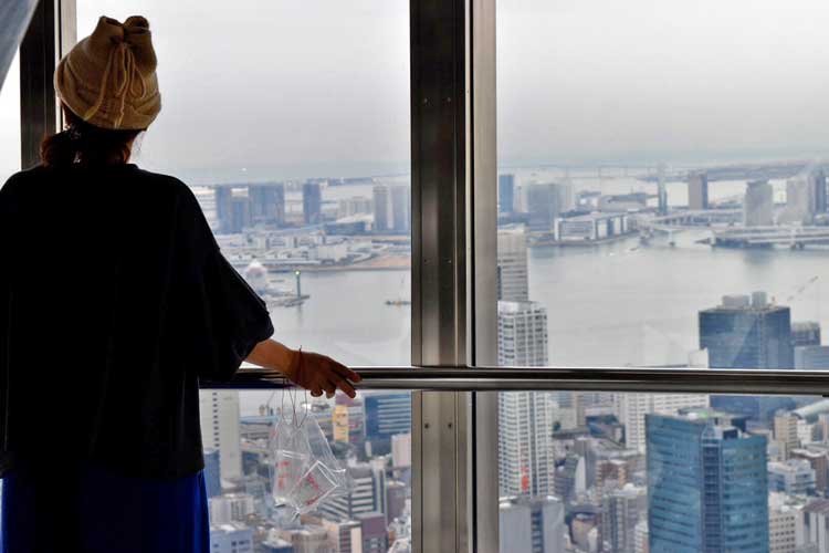 The view from the top desk of Tokyo Tower. Photo by Masayoshi Sakamoto 