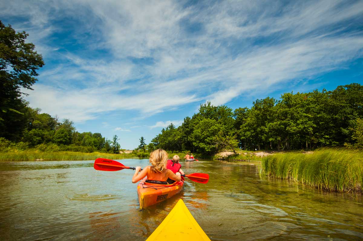 Kayaking in Traverse City