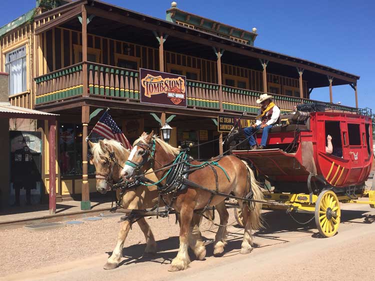 Tombstone, Arizona is the sight of the Gunfight in the OK Corral