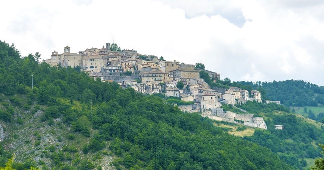 A typical hillside village in Umbria. Photo by Victor Block