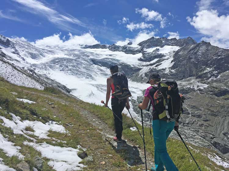 Le Bishorn est l'un des sommets les plus septentrionaux de 4000 mètres des Alpes. Photo de Philipp Schadler