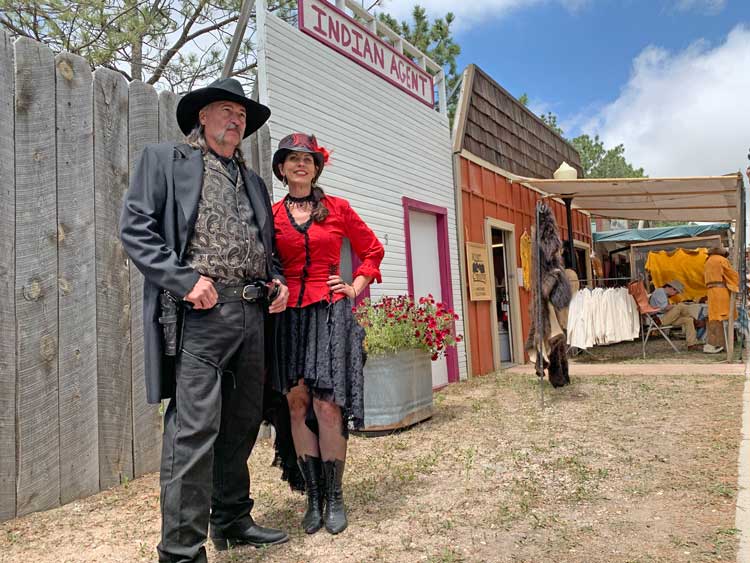 Historic characters at Old Frontier Town