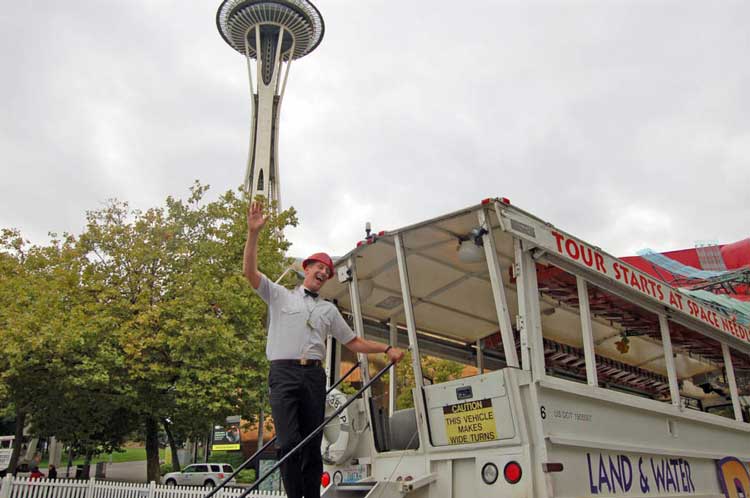 Ride the Ducks of Seattle tour guides have a fun sense of humor