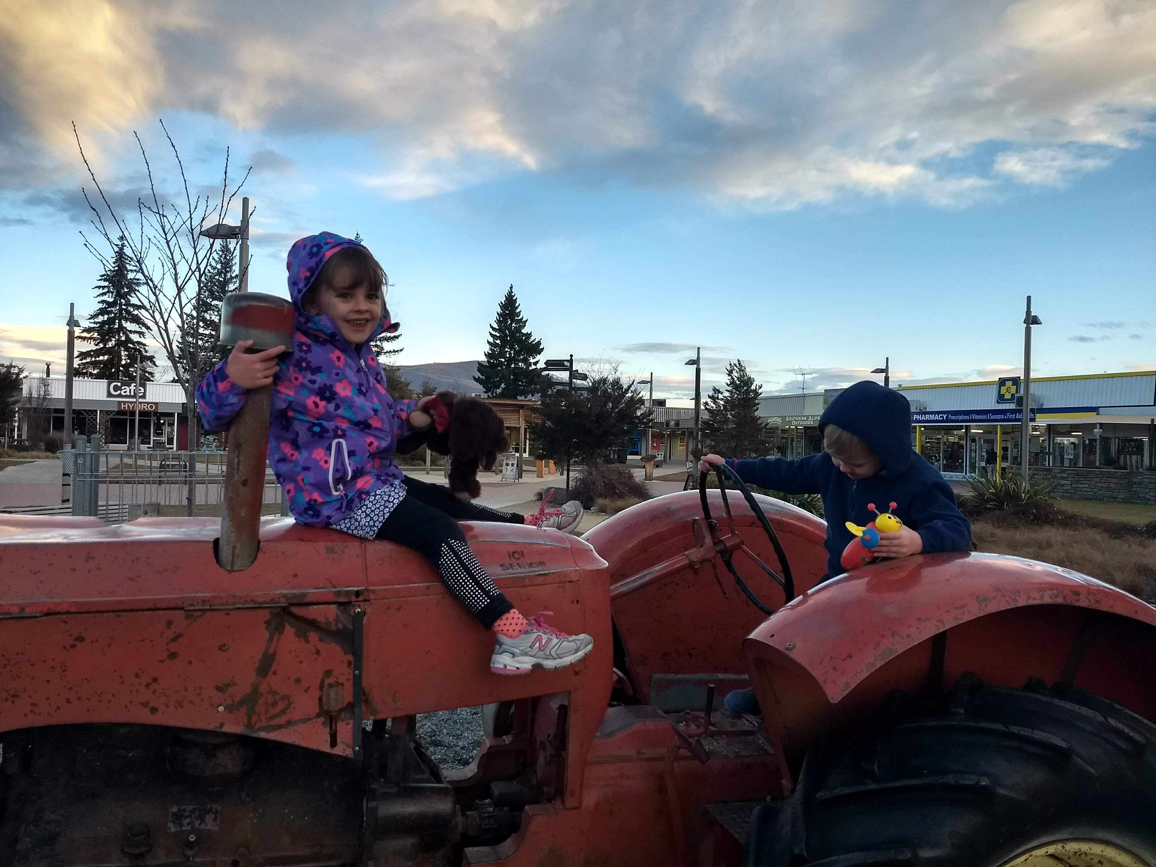 Twizel Town square. Photo by Jill Chafin.