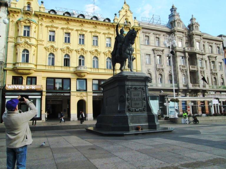 Main Square in Zagreb, the Sprawling Capital of Croatia. Photo by Fyllis Hockman